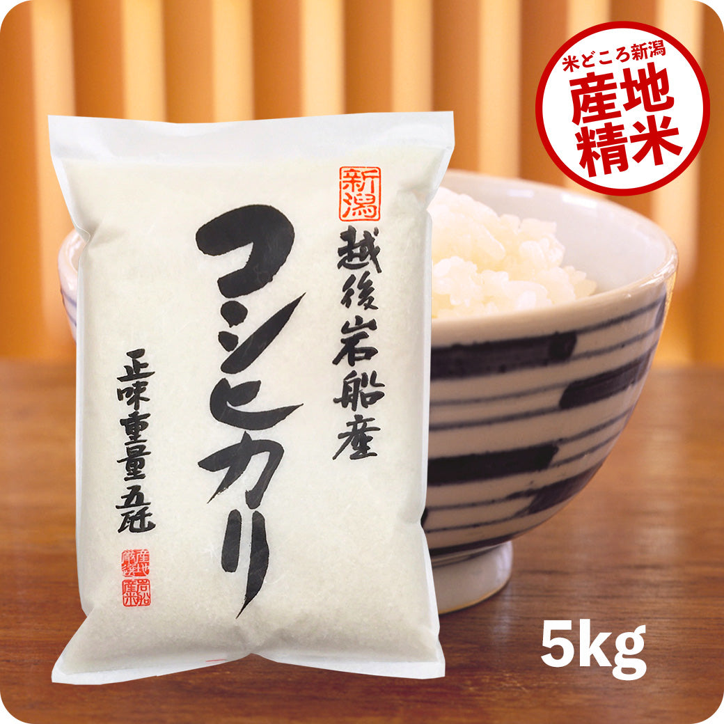 新米 5kg 岩船産コシヒカリ 令和5年産