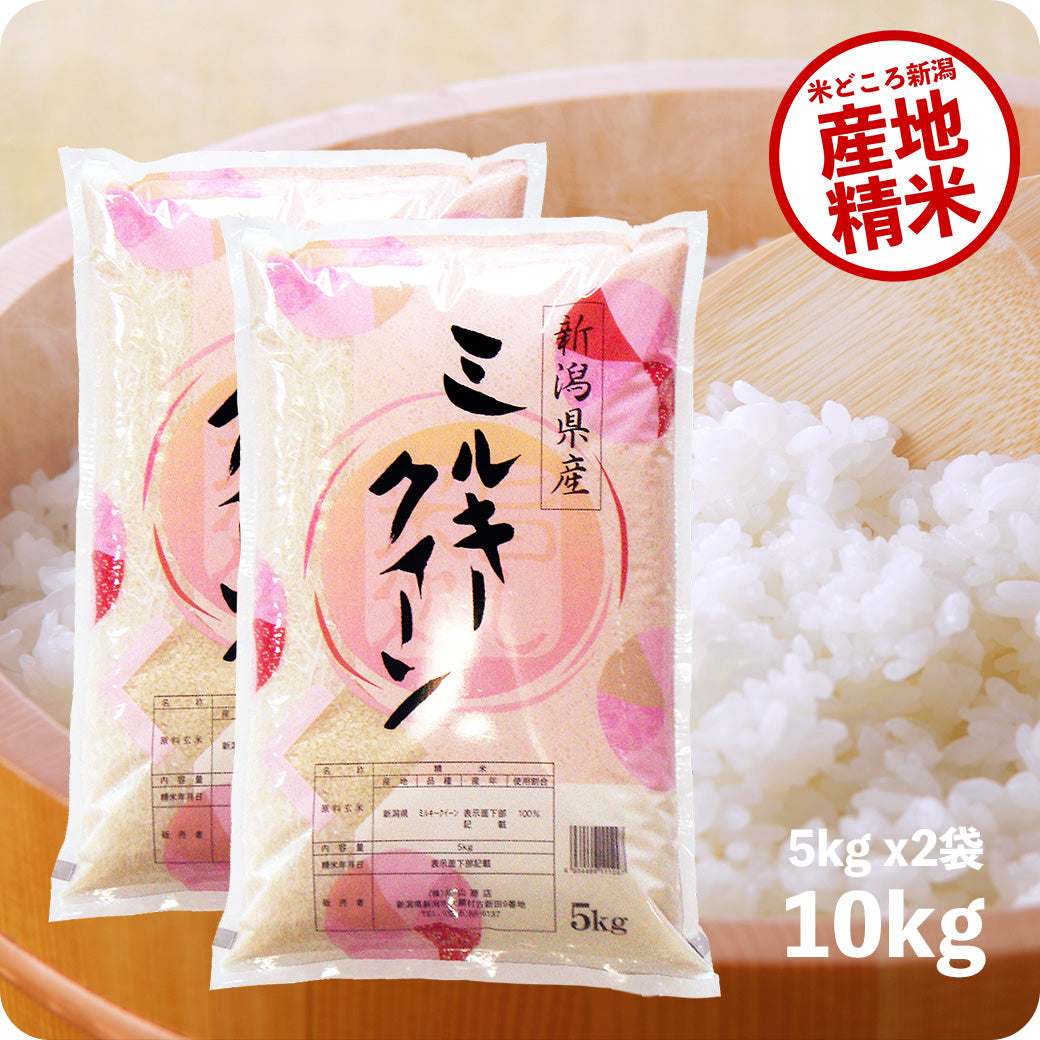 米 10kg 新潟県産ミルキークイーン 令和4年産