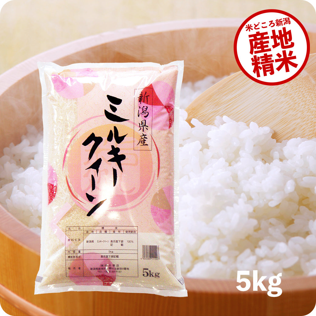 米 5kg 新潟県産ミルキークイーン 令和4年産